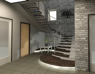 Трехмаршевые лестницы из бетона с двумя площадками, П-образные — все виды  каркаса 3-х маршевых, монолитных бетонных лестниц