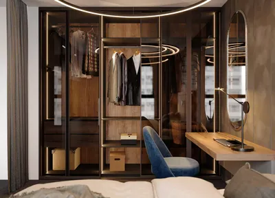 Дизайн проект гардеробной - реальные фото интерьеров от Mr.Doors