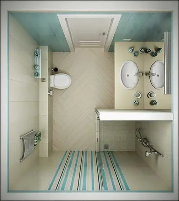 Очень маленькая ванная комната дизайн - 70 фото