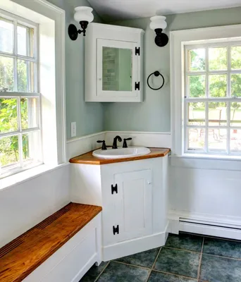 Идеи угловых туалетных столиков, которые преобразят пространство вашей ванной  комнаты - Ремонт квартиры своими руками, самостоятельно