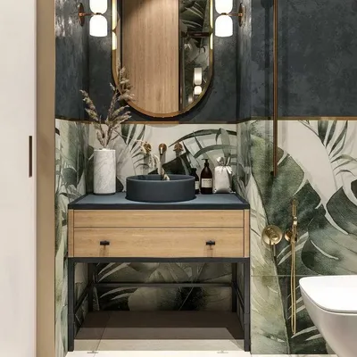 Дизайн ванной комнаты: плитка - примеры оформления, дизайн и отделка -  Дизайн и обустройство дома
