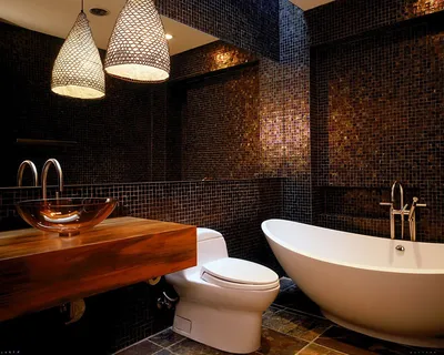 20 ванных комнат с мозаикой