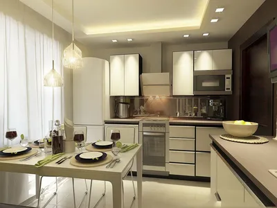 Дизайн кухни 9 метров - HAUBAU.PRO