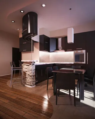 Комбинированный пол на кухне — плитка и ламинат - Интерьерные штучки