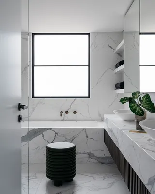 Дизайн ванной комнаты: модные материалы для отделки стен • Интерьер+Дизайн