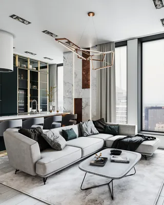 Дизайн апартаментов в Нью-Йорке, 105 кв м | Candellabra