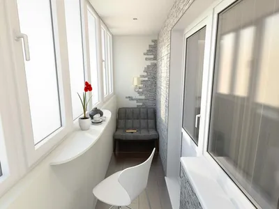 Дизайн внутренней отделки балконов фото в Москве