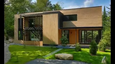 Дизайн деревянного дома снаружи [61 фото]