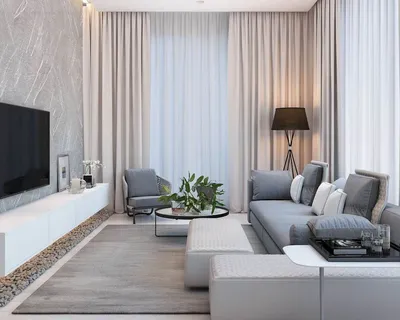 Дизайн гостиной в квартире панельного дома — как оформить современный зал  (60 фото), ТрендоДом