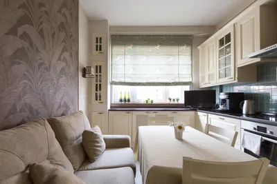 Дизайн кухни 11 кв.м с диваном: варианты планировки и правила зонирования