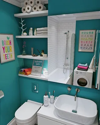 Дизайн ванной комнаты в синих и голубых тонах - Фото Дизайн интерьера |  Дизайн ванной комнаты, Дизайн ванной, Дизайн