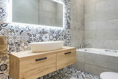 Ванные комнаты с зеленой плиткой –135 лучших фото-идей дизайна интерьера  ванной | Houzz Россия