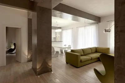 Колонны в квартире: создание и отделка в современных стилях интерьера  комнат с фото