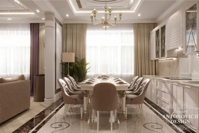 Красивый интерьер квартиры в Москве - Antonovych Design