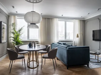 Студия Balcon: квартира в серых тонах • Интерьер+Дизайн
