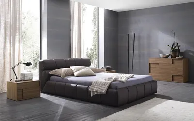 Спальня в серых тонах, варианты дизайна интерьера, возможные сочетания  цветов + фото