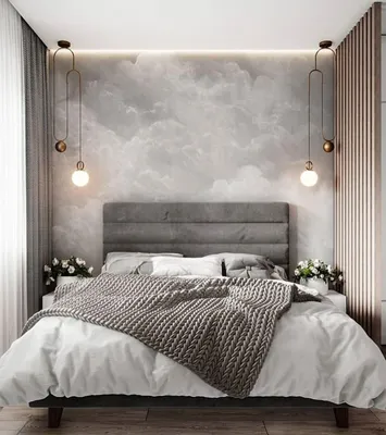 Проект квартиры в серых тонах. | Архитектурный журнал ADCity | Luxurious  bedrooms, Minimalist bedroom design, Modern bedroom inspiration