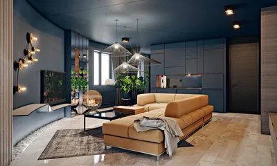 Интерьер трехкомнатной квартиры в серых тонах | ivd.ru