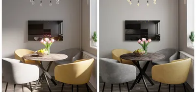 Дизайн спальной комнаты в серых тонах - обои на рабочий стол