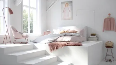 Интерьер для девушки \u003e 80 фото-идей дизайна комнаты / спальни для  современной девушки