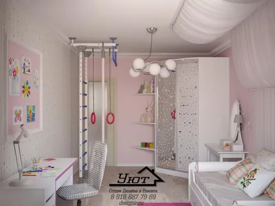 Дизайн детской комнаты для девочки - Дизайн интерьера в Краснодаре