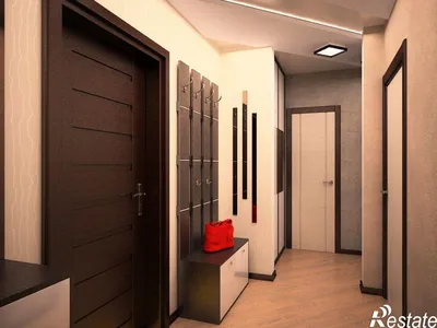 Дизайн коридора в двухкомнатной квартире - 73 фото