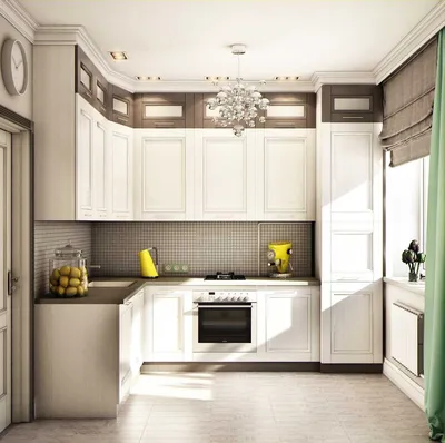 Дизайн угловой кухни 9 кв. м.: 40 фото дизайна кухонного интерьера с  холодильником, советы дизайнера