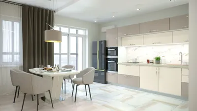 Кухня-столовая в современном стиле — Roomble.com
