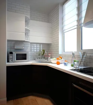 Кухня на балконе или в лоджии: фото дизайна кухни 4, 6 кв.м., кухни в  квартире-студии