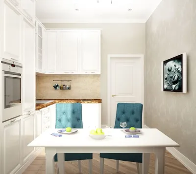 Кухня 12 кв.м в стиле современная классика ➤ смотреть фото дизайна интерьера