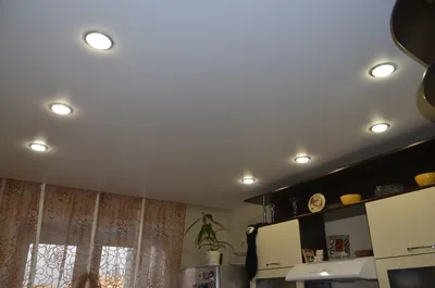 Натяжные потолки для кухни в Кемерово по индивидуальным размерам!