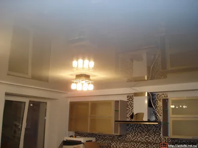Натяжные потолки на кухне по выгодным ценам в Саратове
