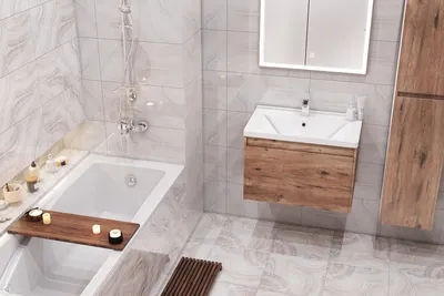 Ванная комната в стиле хай-тек - - Готовые решения | Квадратура