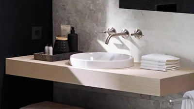 Как подобрать раковину для ванной комнаты в стиле хай-тек