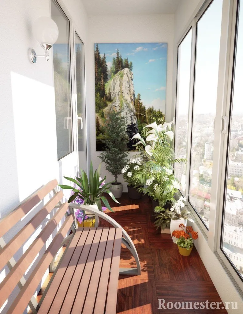 Дизайн маленького балкона: красивые идеи интерьера