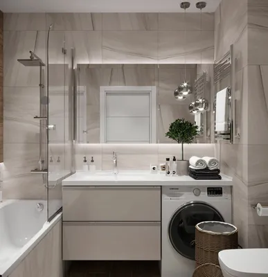 Дизайн очень маленьких ванных комнат - 71 фото