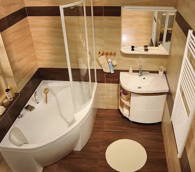 Дизайн интерьера маленькой ванной комнаты