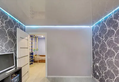 Натяжной потолок с подсветкой по периметру: цена от 1500 рублей под ключ
