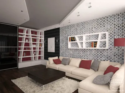 Дизайн интерьера однокомнатной квартиры по ул. Сыромолотова 11 |  Строительная компания Премиум