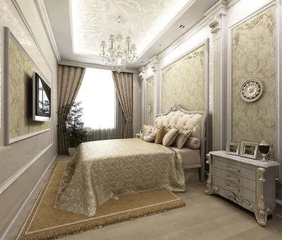 Спальня в классическом стиле: идеи для оформления