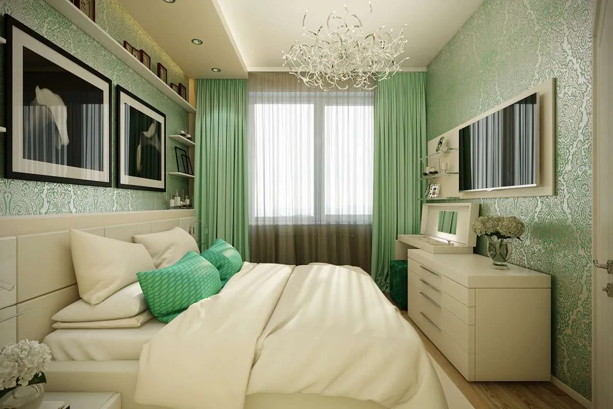 Дизайн интерьера спальни в Омске