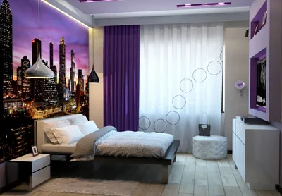 Дизайн спальни 15 кв м в современном стиле: прямоугольная комната с фото