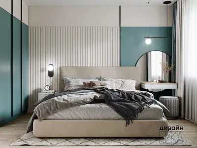 Спальни в современном стиле: светлые, темные, разного размера - 100+ фото