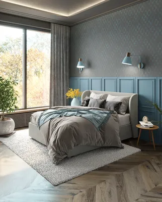 Интерьер спальни в стиле французского прованса с кроватью Lulu — фабрика  современной дизайнерской мебели SKDESIGN