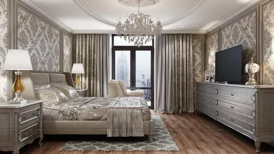 Спальня в современной классике (Дизайн-студия Малина) — Диванди