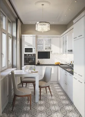Кухня в панельном доме: фото оформления дизайна в девятиэтажном доме