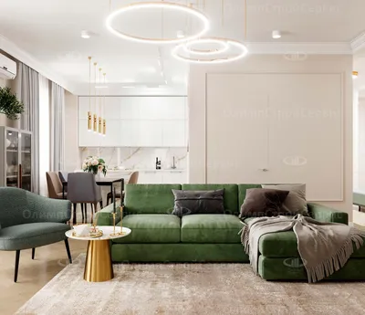 ЖК Мичуринский - дизайн интерьера трёхкомнатной квартиры в стиле  \"Современная классика\" | Заказать дизайн-проект