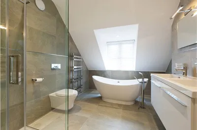 Ванная комната на мансарде - Ремонт без проблем