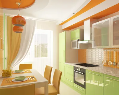 Оранжево-зеленая кухня (35 фото): как сделать кухонную комнату в салатовых  тонах своими руками, инструкция, фото и видео-уроки