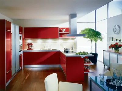 10 идей дизайна маленькой кухни в красном цвете | Будь как дома! | Дзен